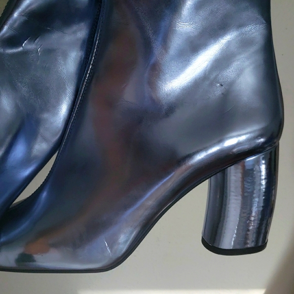 CROSSWALK "Laguana" Mod Frosty Blu Ankle boots 10 - Picture 5 of 5